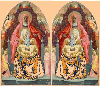 MadonnaszChildrenStAnne&Szizter with girl twinsz Masaccio
